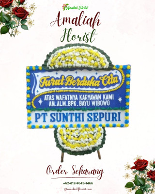 Papan Bunga Duka di Margaasih