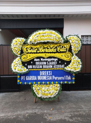Papan Bunga Duka di Margaasih